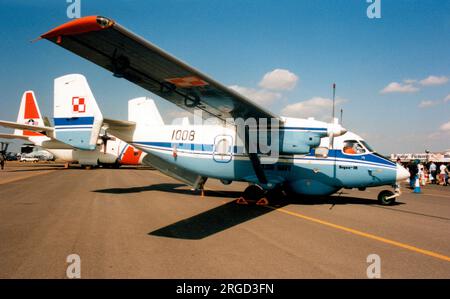 Marynarka Wojenna - PZL-Mielec M-28B1R Bryza 1008 (msn AJG001-02), de DLMW/Eskadra C, à RAF Fairford pour le riat le 24 juillet 1999. (Marynarka Wojenna - Marine polonaise) Banque D'Images