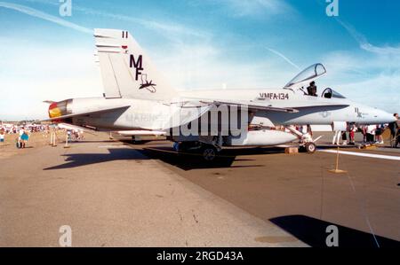 United States Marine corps - McDonnell Douglas F/A-18a-15-MC Hornet (lot 7) 162418 (msn A167, indicatif d'appel '11', code de base MF') de VMFA-134. Banque D'Images