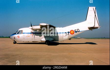 Fuerza Aerea Espanola - CASA C-212-100 T.12C-44 / 37-50 (msn AY2-2-70), de Ala 37. (Fuerza Aerea Espanola - Armée de l'Air espagnole). Banque D'Images