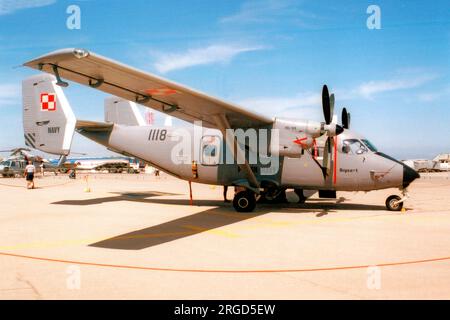 Marynarka Wojenna - PZL-Mielec M-28TD Bryza 1118 (msn AJG002-02), de 28 elMW. (Marynarka Wojenna - Marine polonaise) Banque D'Images