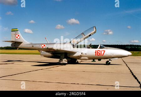 Armée de l'air polonaise - PZL-Mielec TS-11 Iskra 1617 (msn 3H1617). Banque D'Images