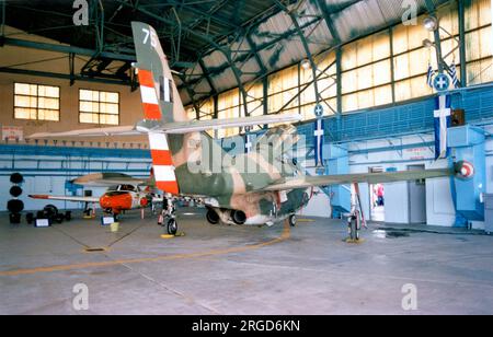 Force aérienne hellénique - Rockwell T-2E Buckeye 160075 (MSN 396-47). Banque D'Images