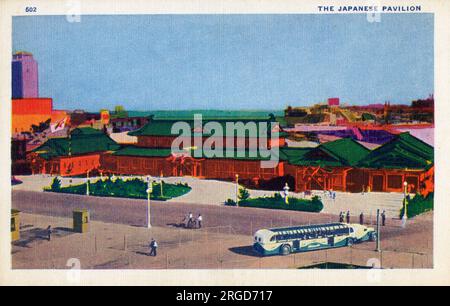 Century of Progress - exposition universelle de Chicago, 1933 - Chicago, Illinois, États-Unis - le pavillon japonais. Banque D'Images