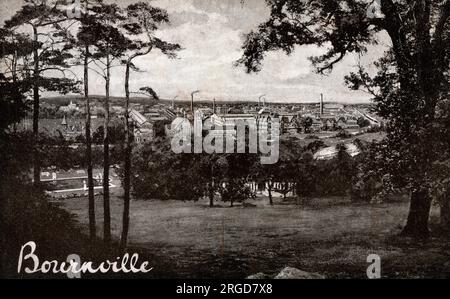Cadbury's Bournville Works - Birmingham - panorama. Banque D'Images