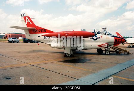 United States Navy - North American Rockwell T-2C Buckeye 159705, of VT-9. Banque D'Images
