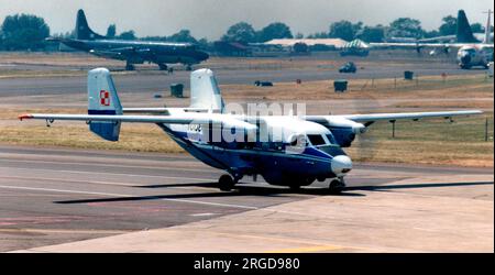 Marynarka Wojenna - PZL-Mielec M-28B1R Bryza 1008 (msn AJG001-02), de DLMW/Eskadra C, à RAF Fairford pour le riat le 24 juillet 1999. (Marynarka Wojenna - Marine polonaise) Banque D'Images