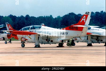 United States Navy - North American Rockwell T-2C Buckeye 159715, of VT-19. Banque D'Images