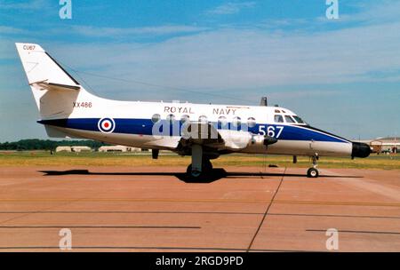 Royal Navy - British Aerospace Jetstream T.2 XX486 / 567 (msn 261) du 750 Naval Air Squadron de la Fleet Air Arm. Banque D'Images