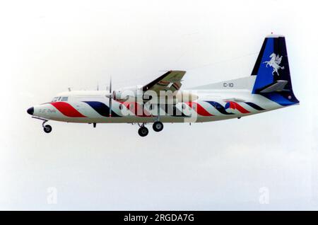 Koninklijke Luchtmacht - Fokker F-27-300M Troopship C-10 (msn 10160), du 334e Escadron. (Koninklijke Luchtmacht - Royal Netherlands Air Force). Banque D'Images