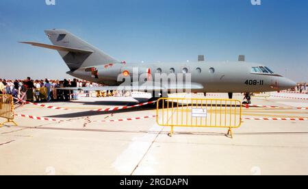 Ejercito del aire - Dassault Falcon 20D ECM TM.11-3 / 408-11 (msn 219). (Ejercito del aire - Force aérienne espagnole) Banque D'Images