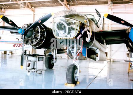 Douglas B-26C Invader N8036E 'My Mary Lou' (msn 28975, ex 44-35696), de la Fondation Collings / Aviation Museum of Texas, Uvalde, Texas. Banque D'Images