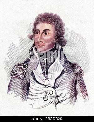 FERDINAND BAPTISTA von SCHILL (1776 - 1809), soldat et patriote allemand. Banque D'Images