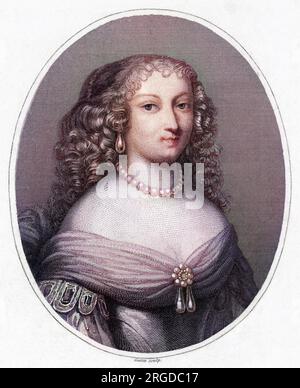 MARIE DE HAUTEFORT, duchesse de SCHOMBERG influente dame de cour française, confidente du cardinal Richelieu. Banque D'Images