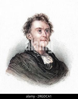 RUCHARD LALOR SHEIL (1791 - 1851), homme d'État et écrivain irlandais. Banque D'Images