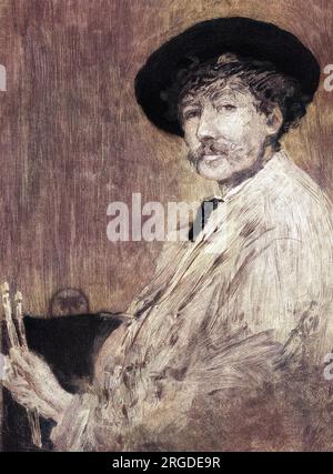 JAMES McNeill WHISTLER artiste américain Banque D'Images