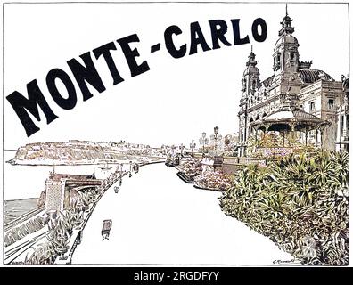 Monte-Carlo : le Casino. Banque D'Images