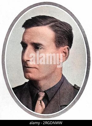 Arthur Asquith (1883-1939), troisième fils du premier ministre Herbert Asquith, qui a servi dans la Division navale royale pendant la première Guerre mondiale. Arthur, surnommé « OC » au sein de la famille, a bien pris sa vie militaire. Il a reçu le DSO pour ses actions à Gallipoli mais a été grièvement blessé, ce qui l'a conduit à prendre un poste d'état-major. En 1917, il a été promu au commandement de la Division 189th sur le front occidental où il a été impliqué dans des combats lourds gagnant deux barres pour ajouter à son DSO et d'être blessé deux fois. Il a pris sa retraite de l'armée en 1918 avec le grade de brigadier-général. Son injur Banque D'Images