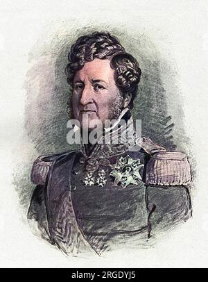 LOUIS-PHILIPPE de FRANCE (1773-1850) le monarque français, connu sous le nom de Roi citoyen, régna en 1830-48 Banque D'Images