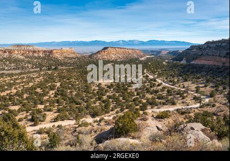 Los Alamos Butte au Nouveau-Mexique Banque D'Images