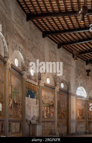 27 août 2022 à Rome, Italie : Église Saint-Étienne (Chiesa San Stefano Rotondo) Banque D'Images