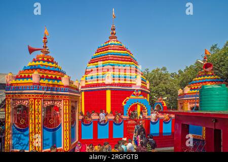 28 déc 2014 Chhinnamasta Temple dédié à la Déesse Chinnamasta, Rajrappa à Ramgarh district de Jharkhand EN INDE Asie Banque D'Images