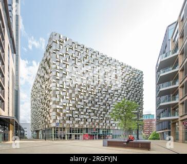 Sheffield, Angleterre - parking Q-Park Charles Street 'Cheese Grater' par Allies & Morrison Banque D'Images