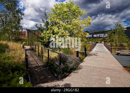 Mayfield Park, Manchester Banque D'Images