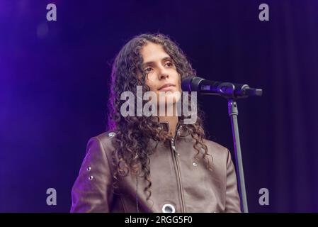 Roskilde, Danemark. 29 juin 2023. Le rappeur américain 070 Shake donne un concert live lors du festival de musique danois Roskilde Festival 2023 à Roskilde. (Crédit photo : Gonzales photo - Bo Kalleberg). Banque D'Images