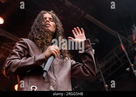 Roskilde, Danemark. 29 juin 2023. Le rappeur américain 070 Shake donne un concert live lors du festival de musique danois Roskilde Festival 2023 à Roskilde. (Crédit photo : Gonzales photo - Bo Kalleberg). Banque D'Images