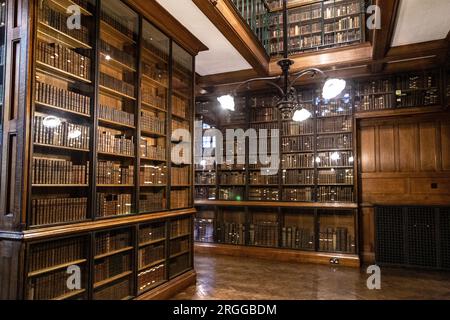 Salles Spencer et Crawford à la bibliothèque John Rylands, Manchester, Royaume-Uni Banque D'Images