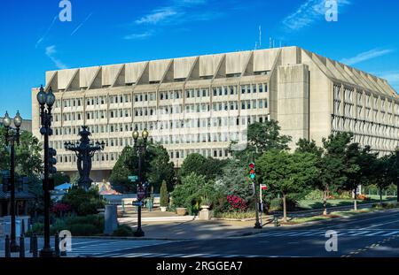 Bâtiment Hubert H. Humphrey, siège du ministère américain de la Santé et des Services sociaux Banque D'Images