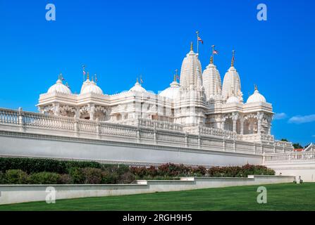 BAPS Shri Swaminarayan Mandir, Atlanta, Géorgie, États-Unis. Banque D'Images