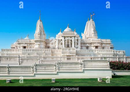 BAPS Shri Swaminarayan Mandir, Atlanta, Géorgie, États-Unis. Banque D'Images