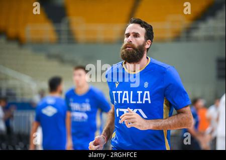 Athènes, Grèce. 09 août 2023. 70 LUIGI DATOME d'Italie lors du match du tournoi de l'Acropole égéenne entre l'Italie et la Serbie au stade Oaka le 9 août 2023, à Athènes, Grèce. Crédit : Agence photo indépendante/Alamy Live News Banque D'Images