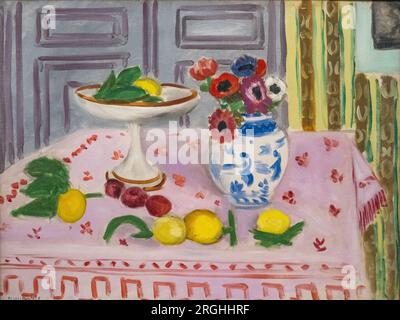 La nappe Rose par Henri Matisse Banque D'Images