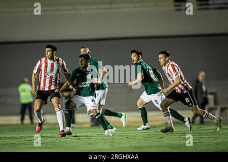 GO - GOIANIA - 09/08/2023 - COPA SUL-AMERICANA 2023, GOIAS X ESTUDIANTES - joueur des Estudiantes lors d'un match contre Goias au stade Serra Dourada pour le championnat Copa Sudamericana 2023. Photo : Isabela Azine/AGIF Banque D'Images