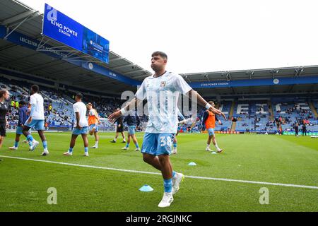 Gustavo Hamer de Coventry City lors du Sky Bet Championship Match au King Power Stadium de Leicester. Date de la photo : dimanche 6 août 2023. Banque D'Images