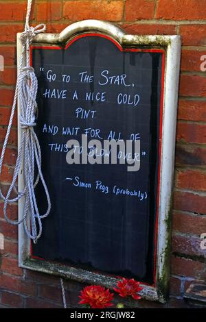 The Star Inn, pub primé CAMRA, 17 Church St, Godalming, Surrey, Angleterre, ROYAUME-UNI, GU7 1EL Banque D'Images