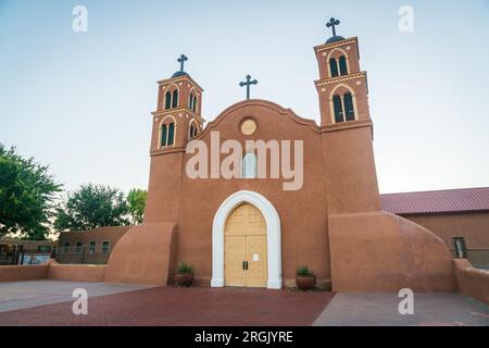 San Miguel de Socorro au Nouveau-Mexique Banque D'Images