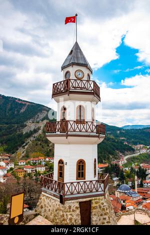 La Tour de la victoire (Zafer Kulesi) dans le district de Goynuk. Goynuk, Bolu, Turquie. Banque D'Images