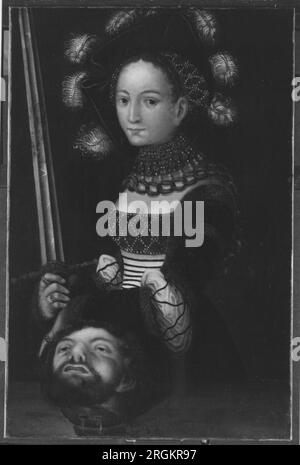 Judith avec la tête de Holopherne de Lucas Cranach l'ancien Banque D'Images