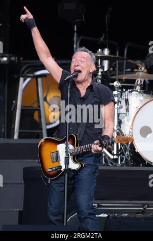 Londres, Royaume-Uni. 06 juillet 2023. Sur la photo : Bruce Springsteen jouant au BST Hyde Park. Crédit : Justin ng/Alamy Banque D'Images