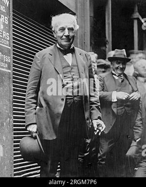 Inventeur Thomas Alva Edison ca. 1925 Banque D'Images