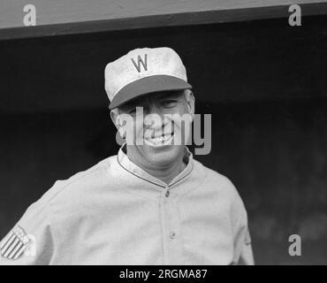 1927 Washington Senators : Portrait de Tris Speaker Banque D'Images