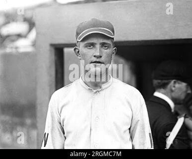 1913 Washington Senators : Infielder Ray Morgan Banque D'Images