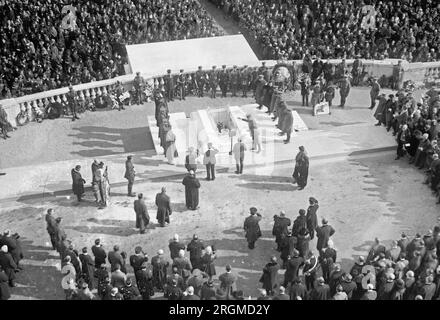 Enterrement d'un soldat inconnu ca. Novembre 1921 Banque D'Images