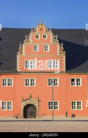 Façade avant du bâtiment historique Zeughaus à Wolfenbuttel, Allemagne Banque D'Images