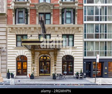 Midtown South : Hôtel Grand Union, 34 East 32nd Street, est le monument rénové Beaux Arts St. Louis Hôtel de 1905. Banque D'Images