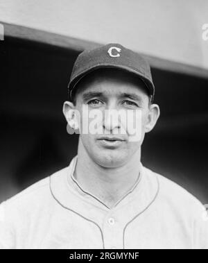 1924 Cleveland Indians Roster : outfielder Pat McNulty Banque D'Images