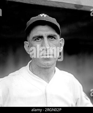 1924 sénateurs de Washington : Infielder Roger Peckinpaugh Banque D'Images